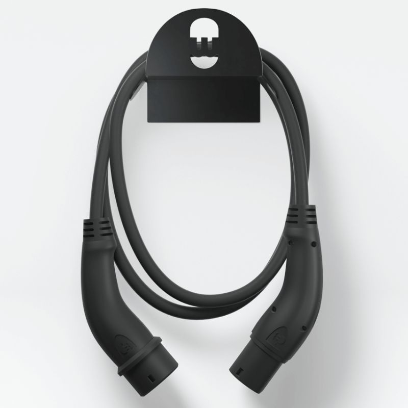 Wallbox Cable Holder Metallic White Black